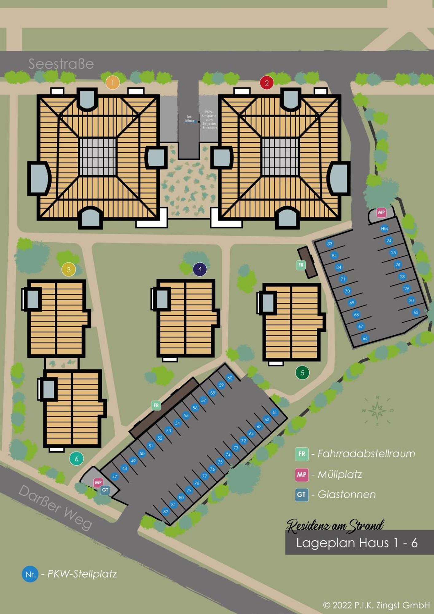 Residenz Am Strand Wohnung 6-74 Цингст Екстериор снимка
